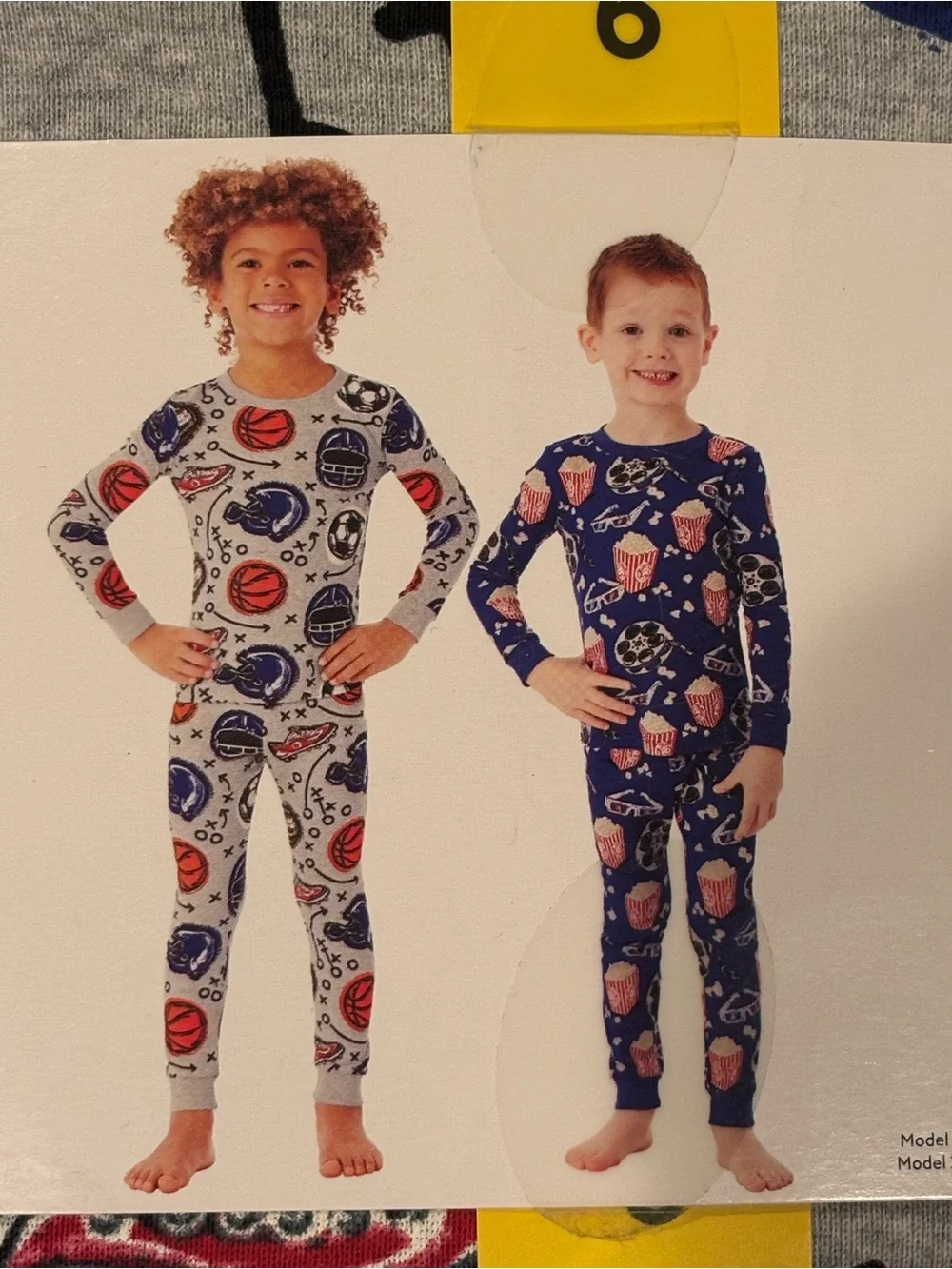 Member’s Mark Boys Size 6 Organic Cotton 4 Piece Pajama Set NWT